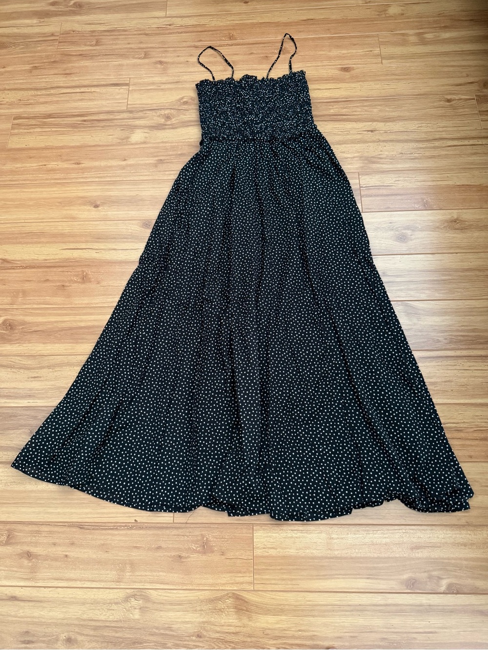 J Crew Polka Dot Maxi Dress